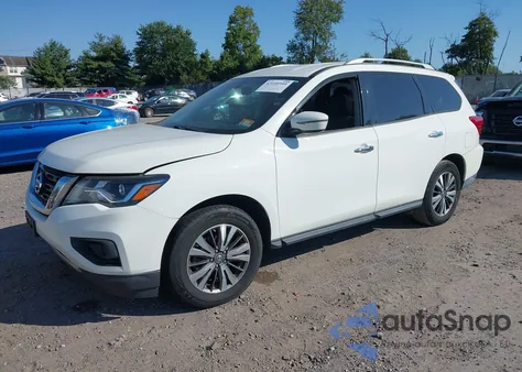 2017 Nissan Pathfinder S z USA, uszkodzony, nr VIN 5N1DR2MMXHC907991
